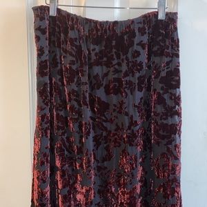 Chico’s Vintage Velvet Burnout Maxi Skirt